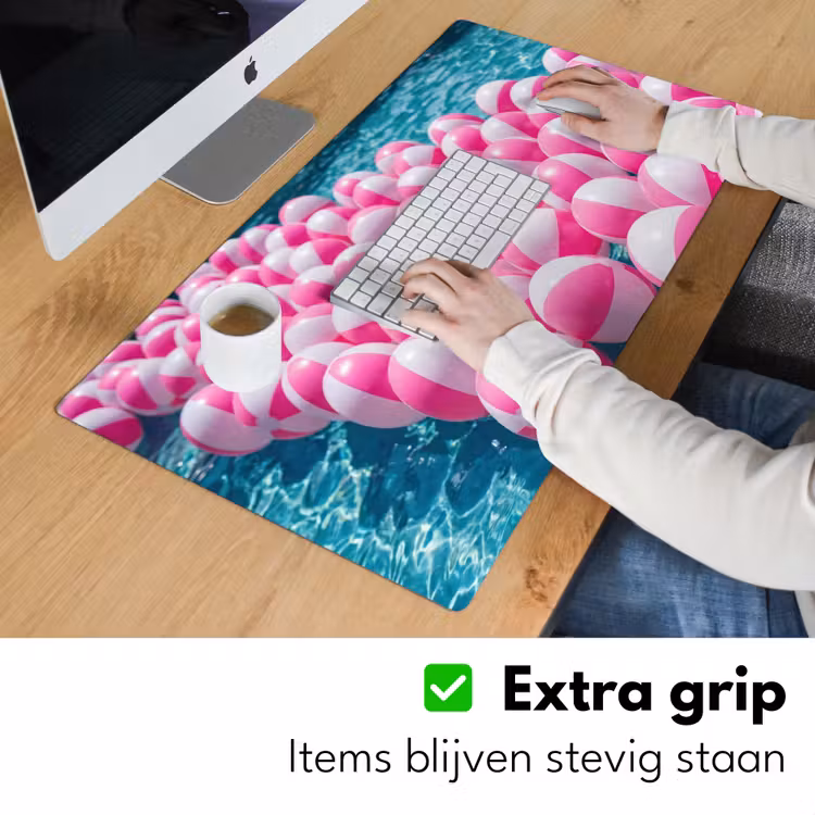 Bureau onderlegger - Strandballen - Roze - Water — 6