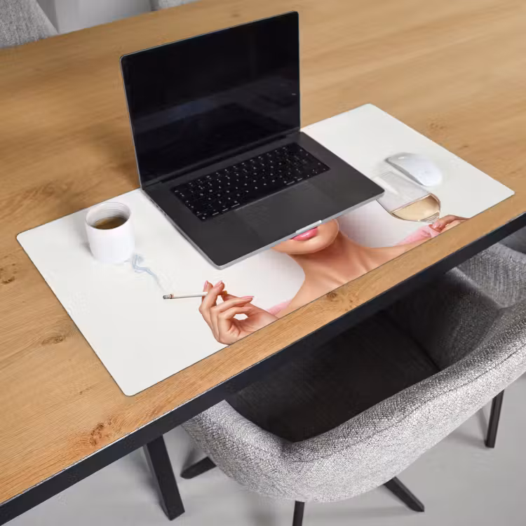 Bureau onderlegger - Vrouw - Roze - Wijn - Zonnebril — 3