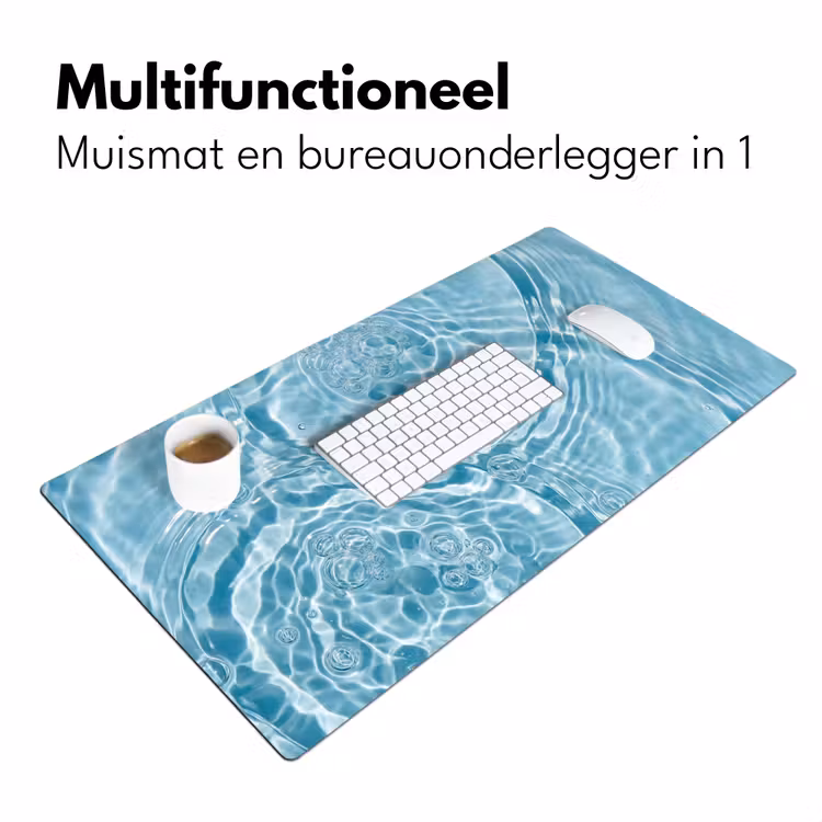 Bureau onderlegger - Water - Blauw - bubbels — 7