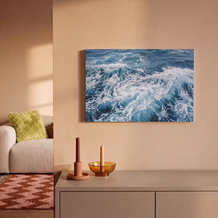 Canvas schilderij - Golven - Oceaan - Blauw — 2