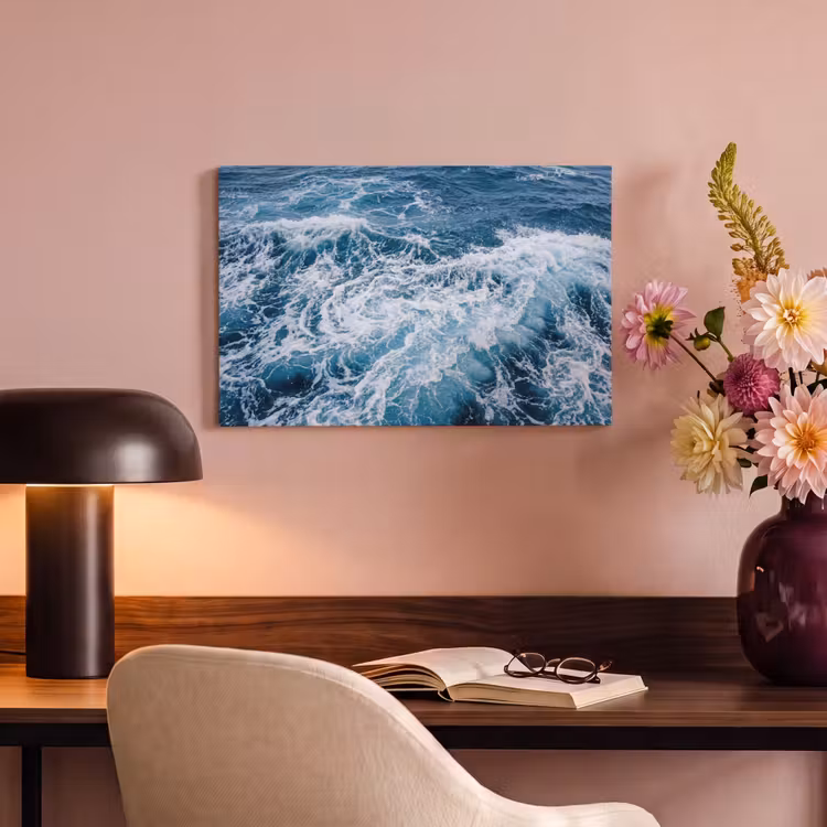 Canvas schilderij - Golven - Oceaan - Blauw — 4