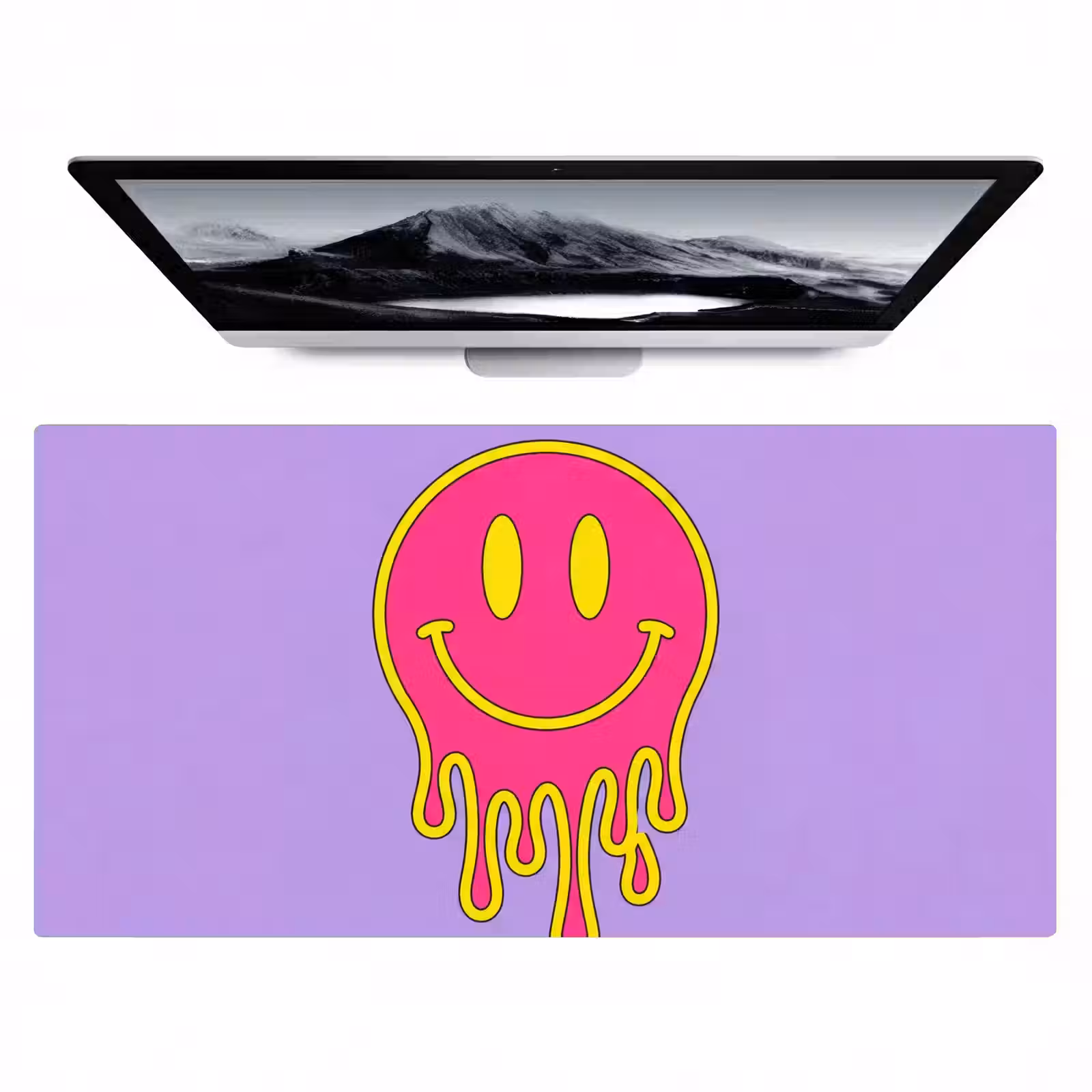 Bureau onderlegger - Smiley - Drip - Neon — 1