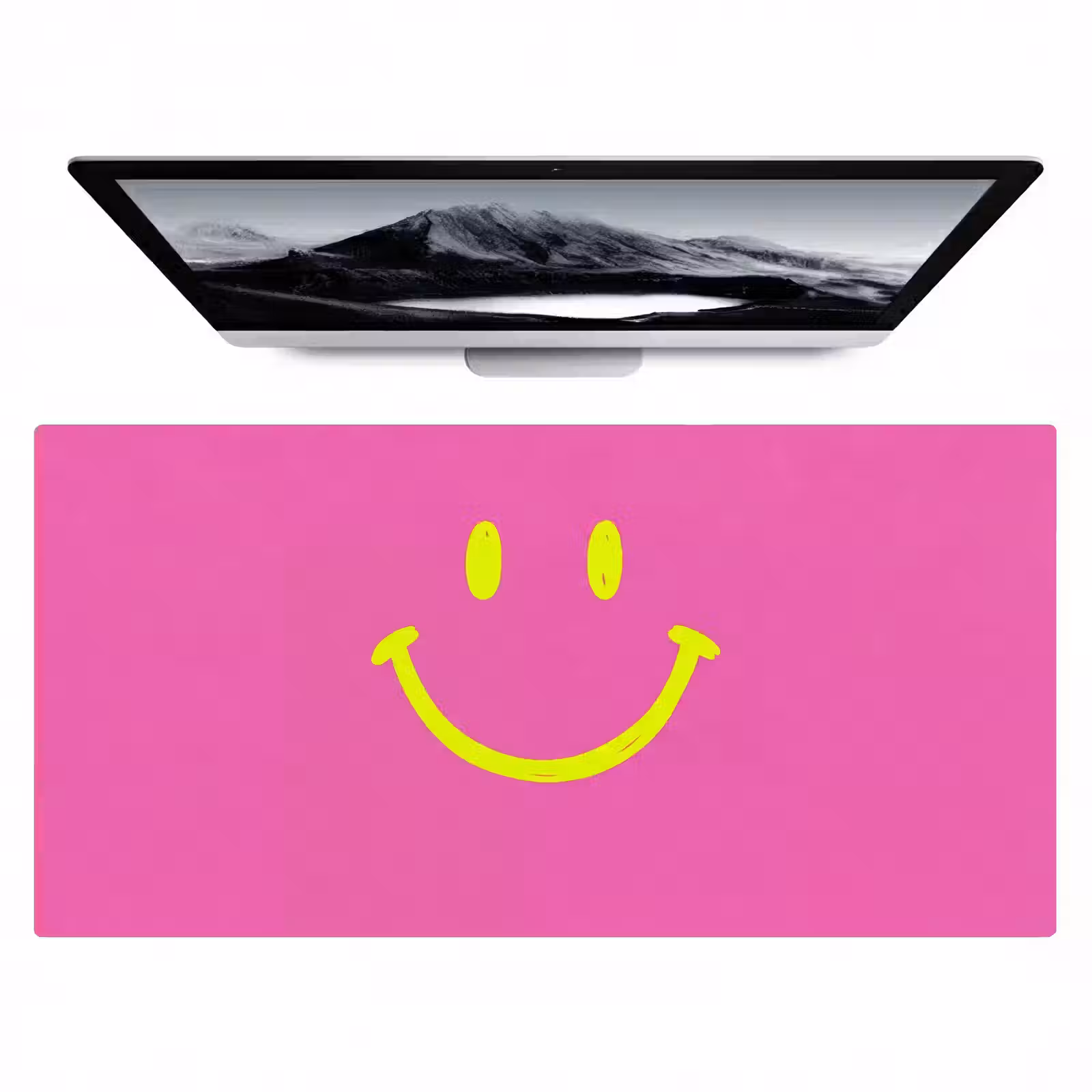 Bureau onderlegger - Smiley - Vrolijk - Roze — 1
