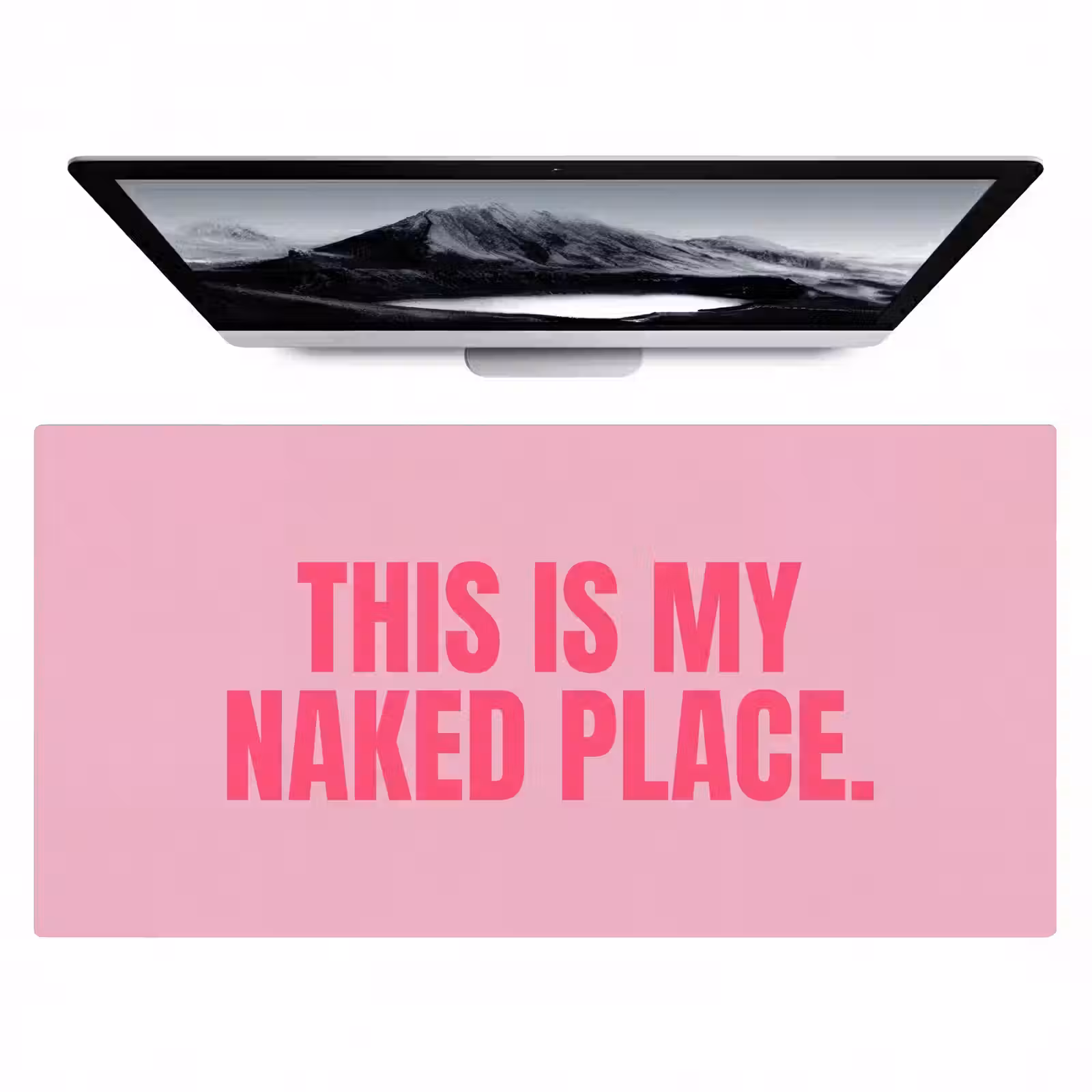 Bureau onderlegger - Tekst - Modern - Roze — 1