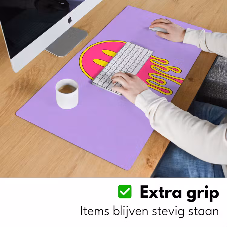 Bureau onderlegger - Smiley - Drip - Neon — 6