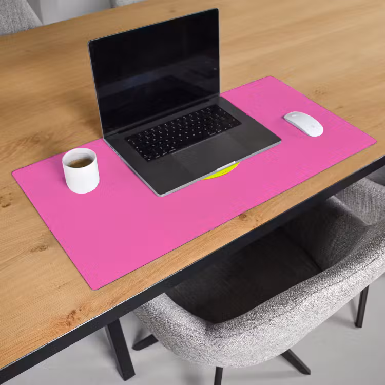 Bureau onderlegger - Smiley - Vrolijk - Roze — 3