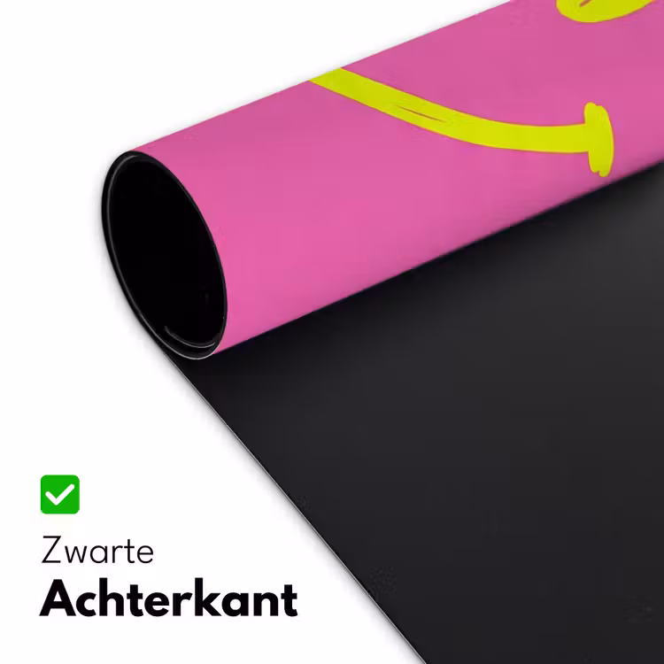 Bureau onderlegger - Smiley - Vrolijk - Roze — 5