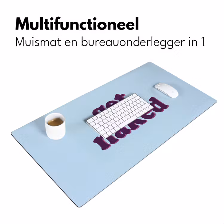 Bureau onderlegger - Speels - Boodschap - Blauw — 7