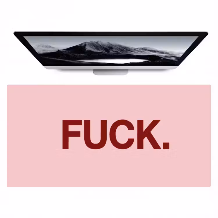 Bureau onderlegger - Statement - Krachtig - Roze — 1