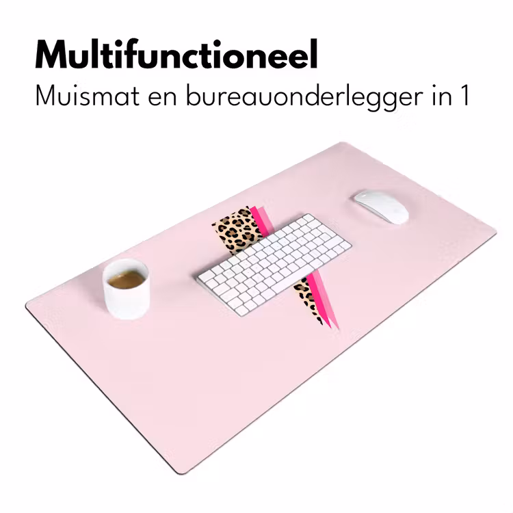 Bureau onderlegger - Stippen - Roze - Bliksem — 7