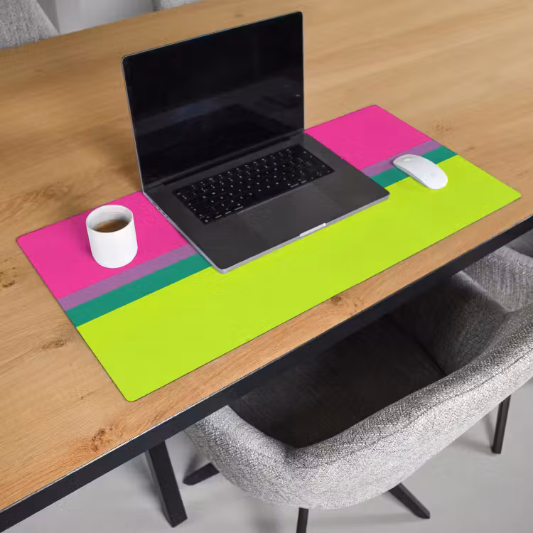Bureau onderlegger - Strepen - Modern - Kleurrijk — 3