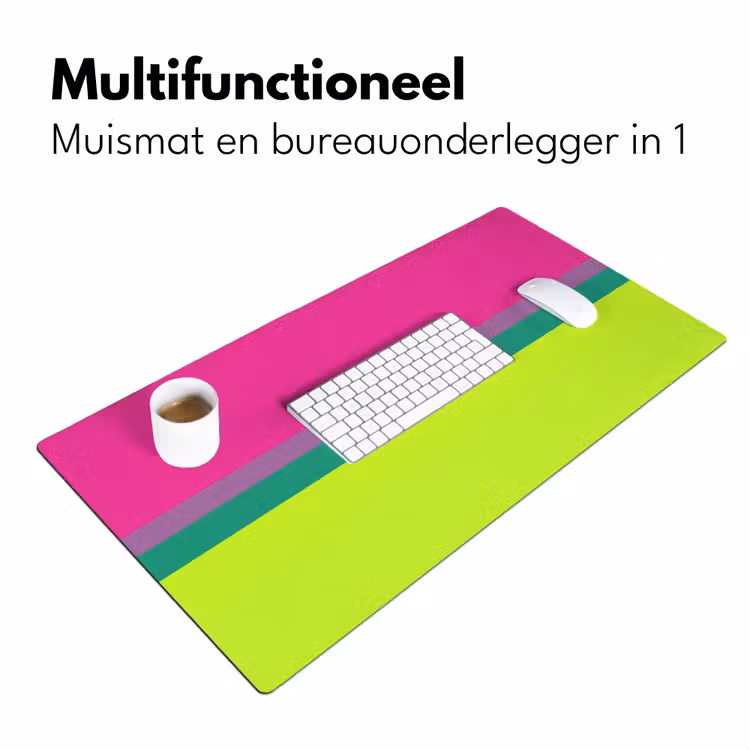 Bureau onderlegger - Strepen - Modern - Kleurrijk — 7