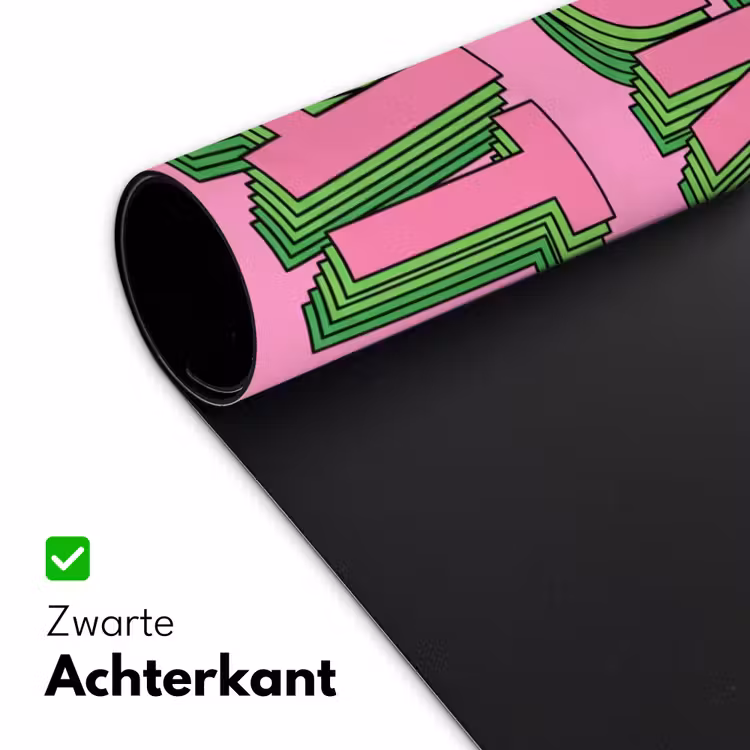 Bureau onderlegger - Tekst - Bold - Roze — 5