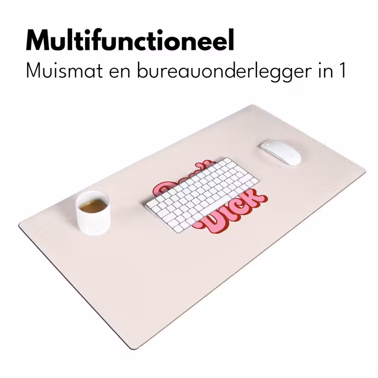 Bureau onderlegger - Tekst - Boodschap - Roze — 7