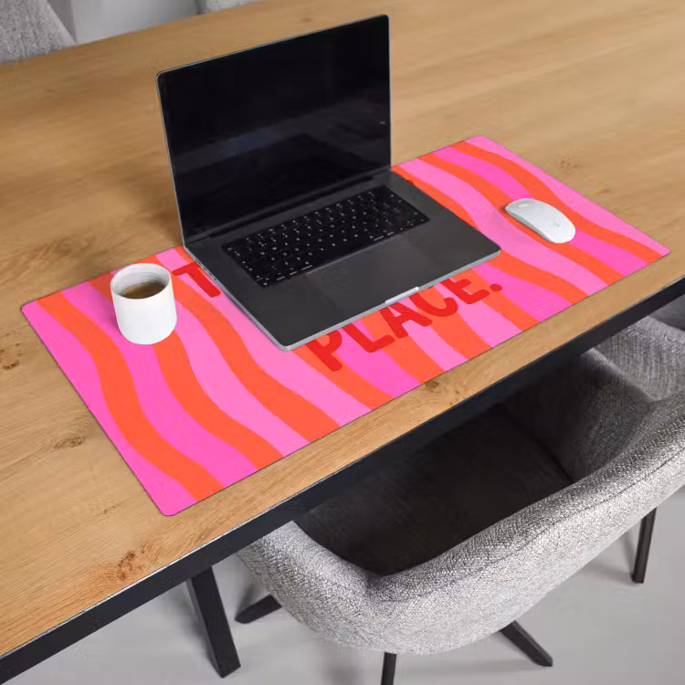Bureau onderlegger - Tekst - Modern - Kleurrijk — 3