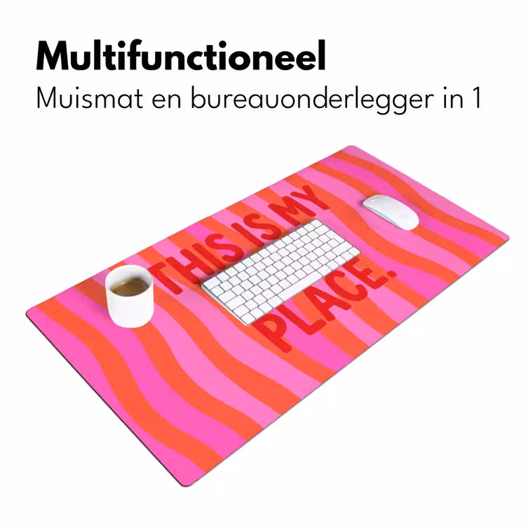 Bureau onderlegger - Tekst - Modern - Kleurrijk — 7