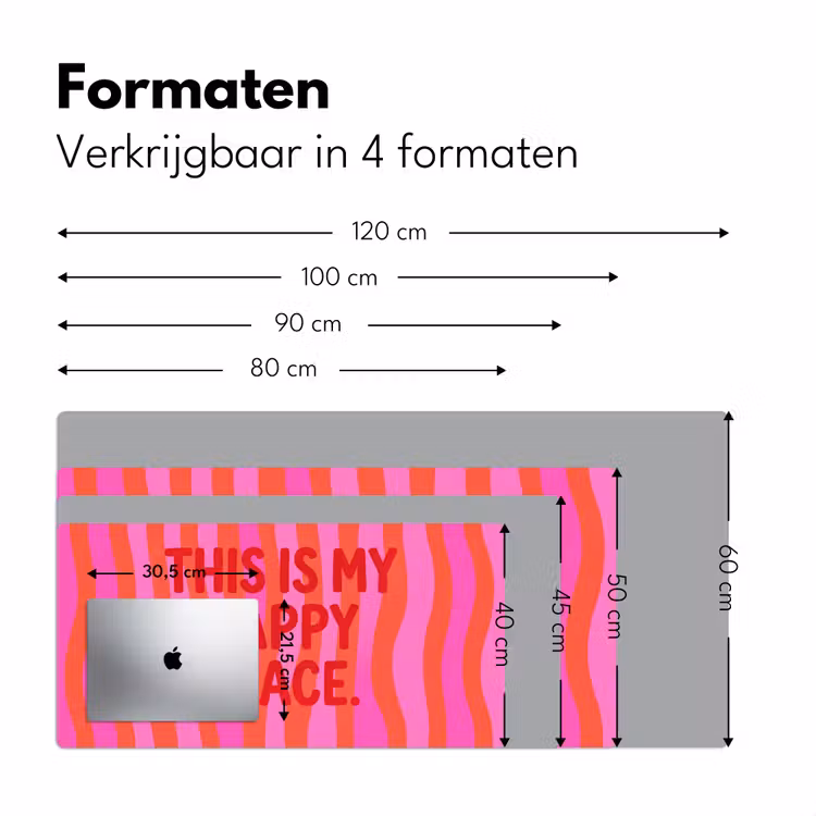 Bureau onderlegger - Tekst - Modern - Kleurrijk — 8