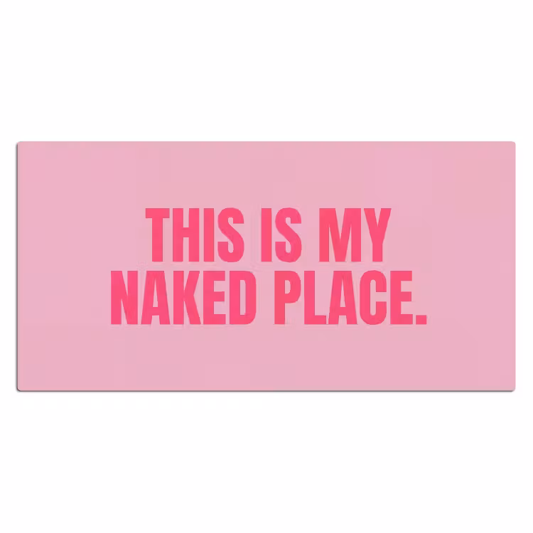 Bureau onderlegger - Tekst - Modern - Roze — 2