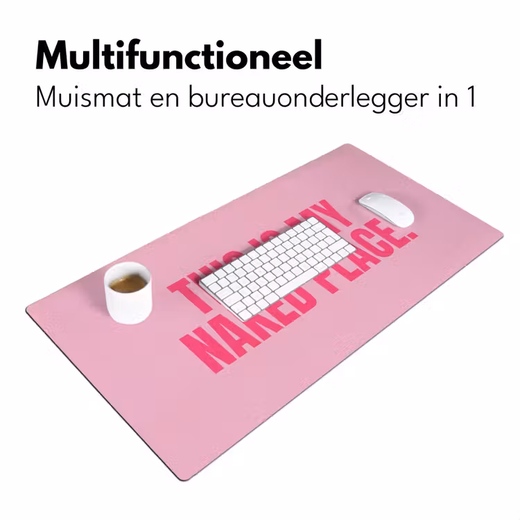 Bureau onderlegger - Tekst - Modern - Roze — 7