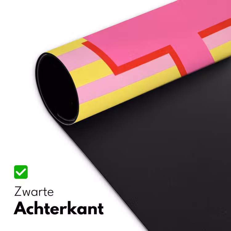 Bureau onderlegger - Tekst - Strepen - Roze — 5