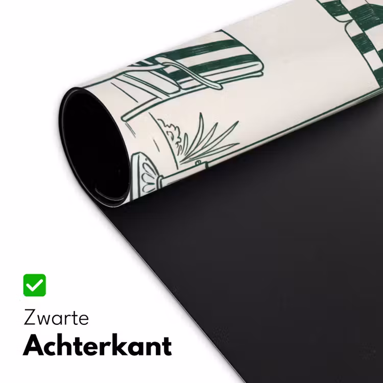 Bureau onderlegger - Terras - Illustratie - Groen — 5