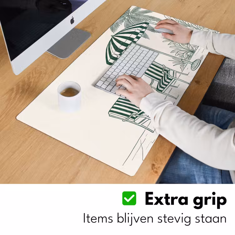 Bureau onderlegger - Terras - Illustratie - Groen — 6