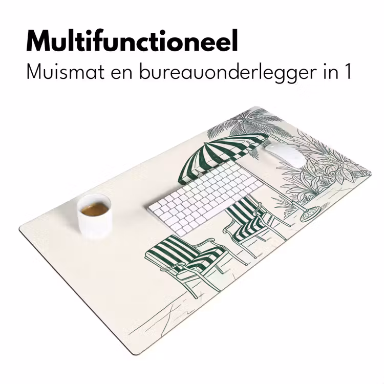 Bureau onderlegger - Terras - Illustratie - Groen — 7