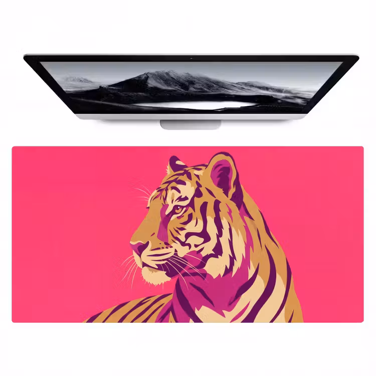 Bureau onderlegger - Tijger - Modern - Neon — 1