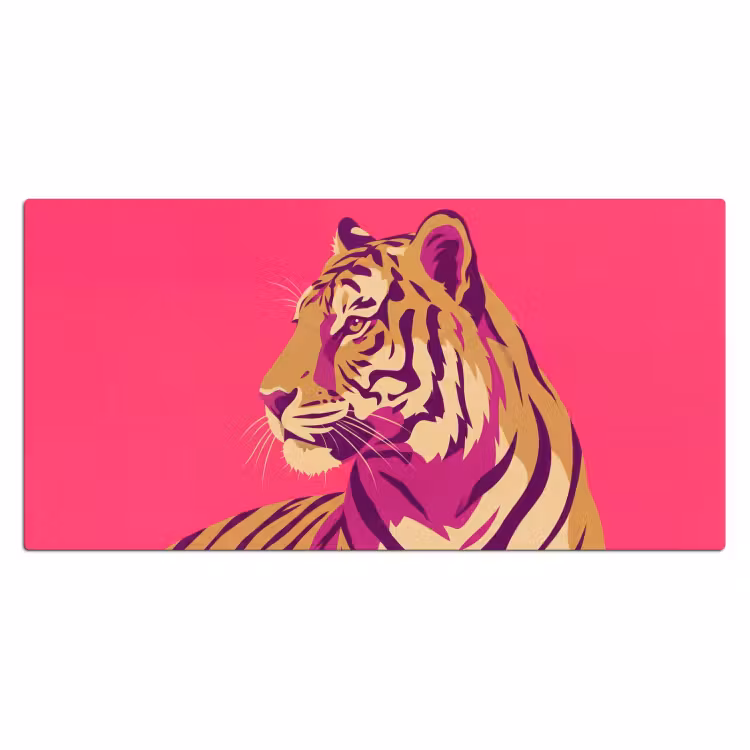 Bureau onderlegger - Tijger - Modern - Neon — 2