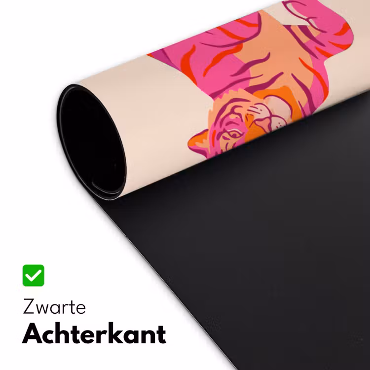 Bureau onderlegger - Tijger - Roze - Oranje — 5
