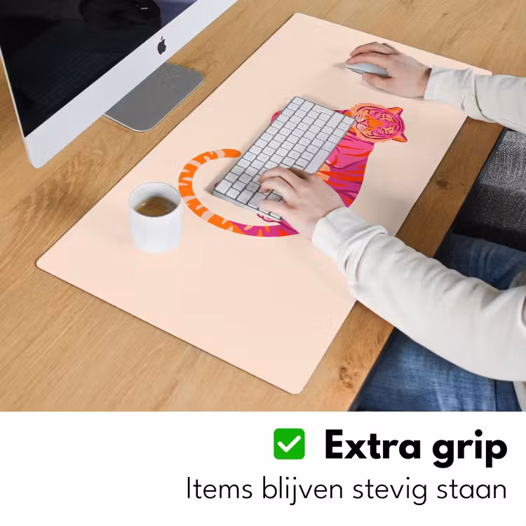 Bureau onderlegger - Tijger - Roze - Oranje — 6