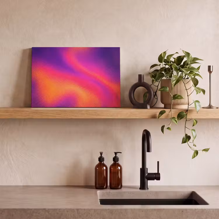 Canvas schilderij - Abstract - Patroon - Kleurverloop — 3