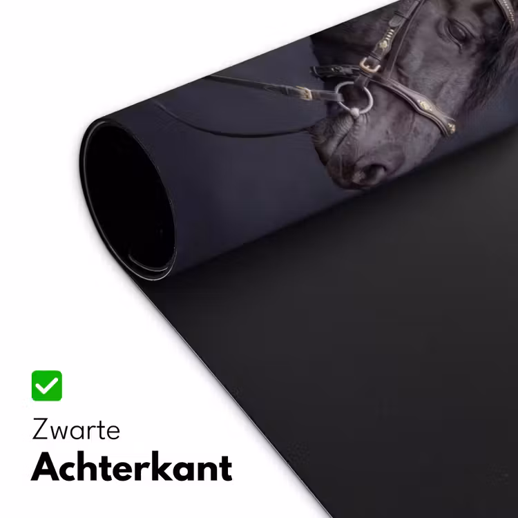 Bureau onderlegger - Portret - Paard - Donker — 5