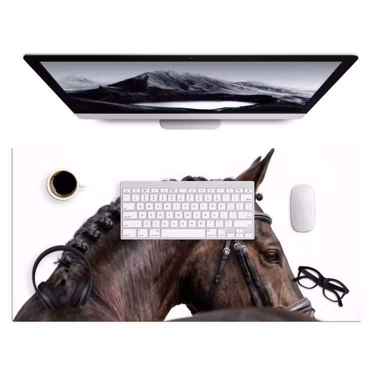 Bureau onderlegger - Portret - Paard - Elegant — 4