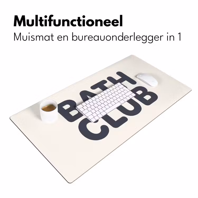 Bureau onderlegger - Quote - Grijs - Wit — 7