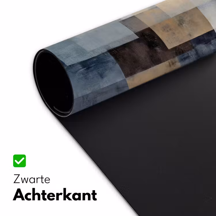 Bureau onderlegger - Rechthoeken - Abstract - Blauw — 5