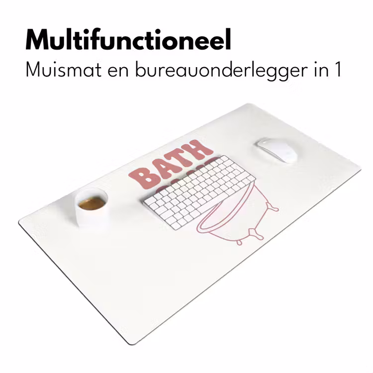 Bureau onderlegger - Retro - Bad - Roze — 7