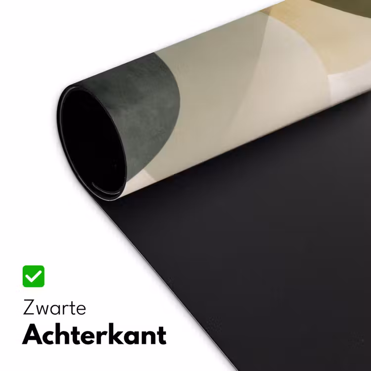 Bureau onderlegger - Vlakken - Abstract - Beige - Cirkels — 5