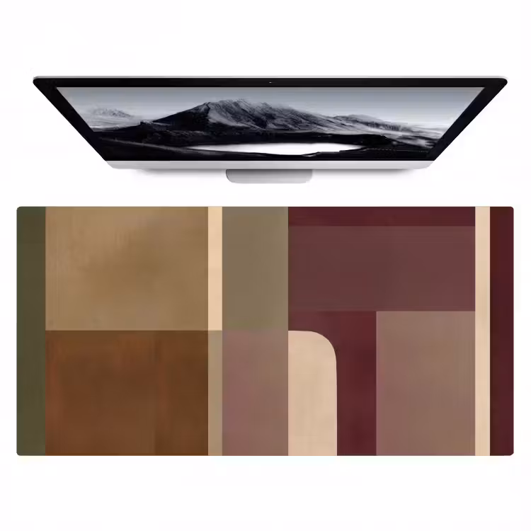 Bureau onderlegger - Vlakken - Abstract - Bordeaux - Lijnen — 1
