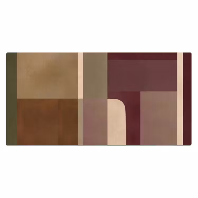 Bureau onderlegger - Vlakken - Abstract - Bordeaux - Lijnen — 2