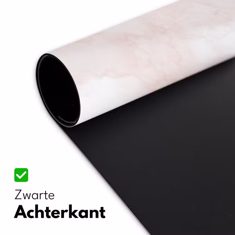 Bureau onderlegger - Wolkenstructuur - Roze - Marmer — 5