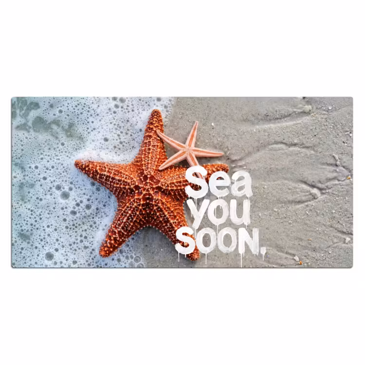 Bureau onderlegger - Sea you soon - Zeester - Zee — 2