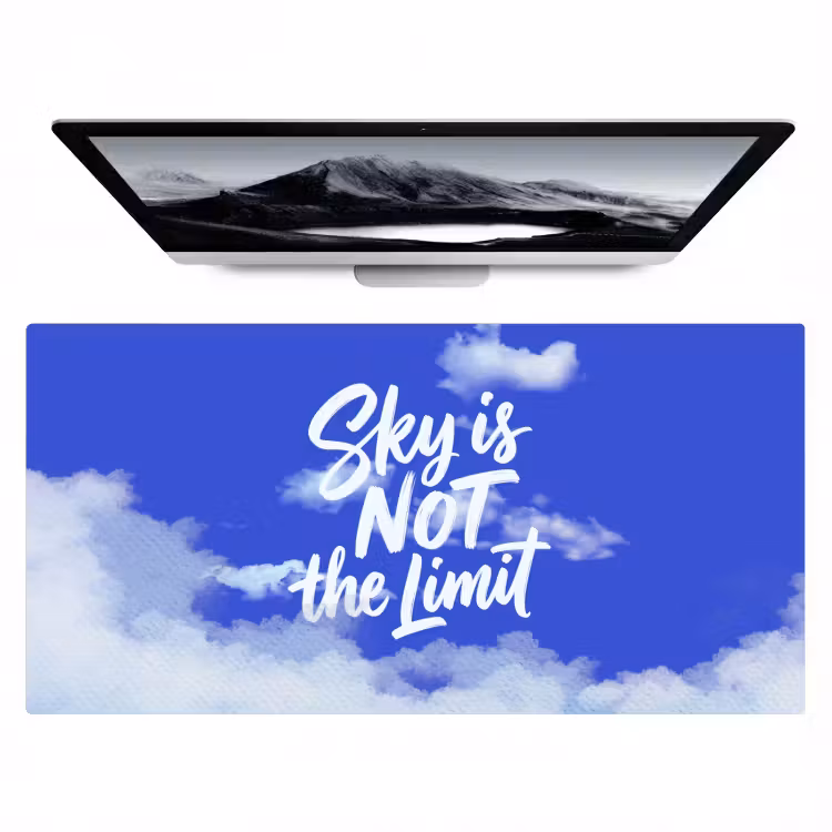 Bureau onderlegger - Sky is not the limit - Blauwe lucht - Wolken — 1
