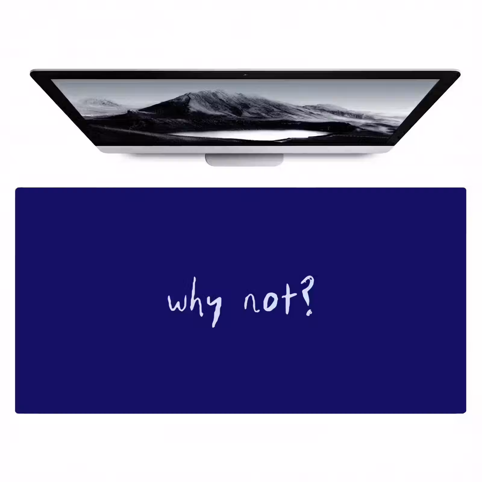 Bureau onderlegger - Why not - Blauw - Handgeschreven — 1