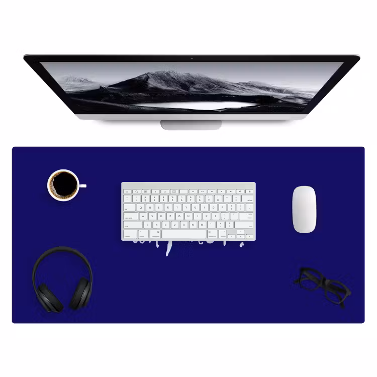 Bureau onderlegger - Why not - Blauw - Handgeschreven — 4