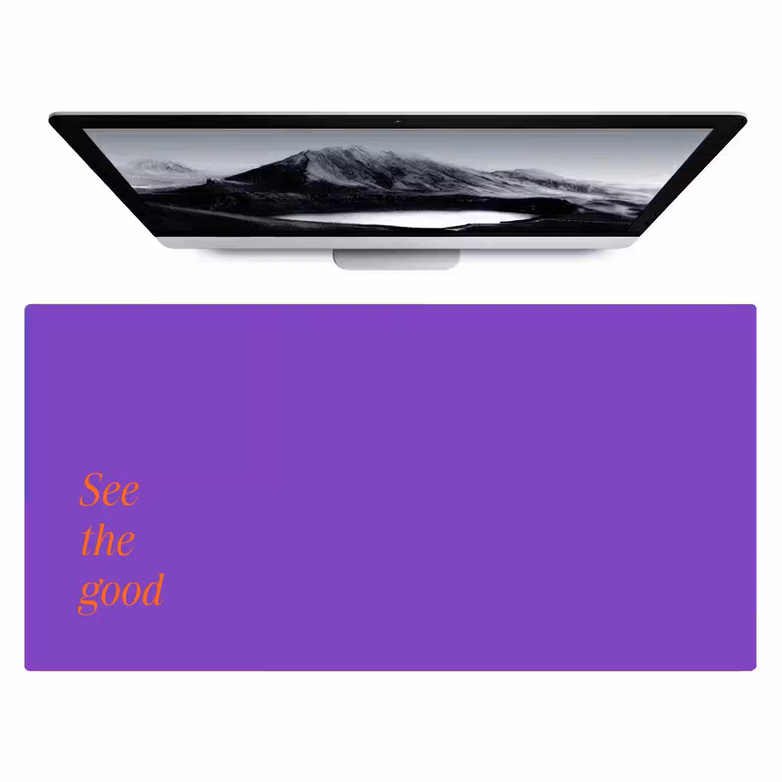 Bureau onderlegger - See the good - Oranje - Paars — 1
