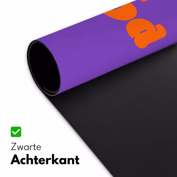 Bureau onderlegger - See the good - Oranje - Paars - Smiley — 5