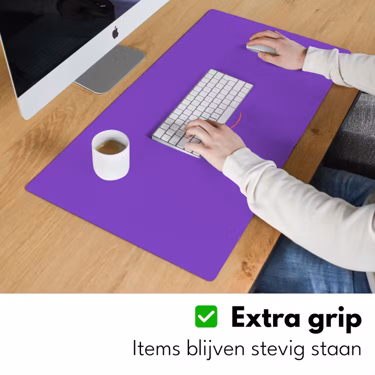 Bureau onderlegger - See the good - Oranje - Paars - Smiley — 6