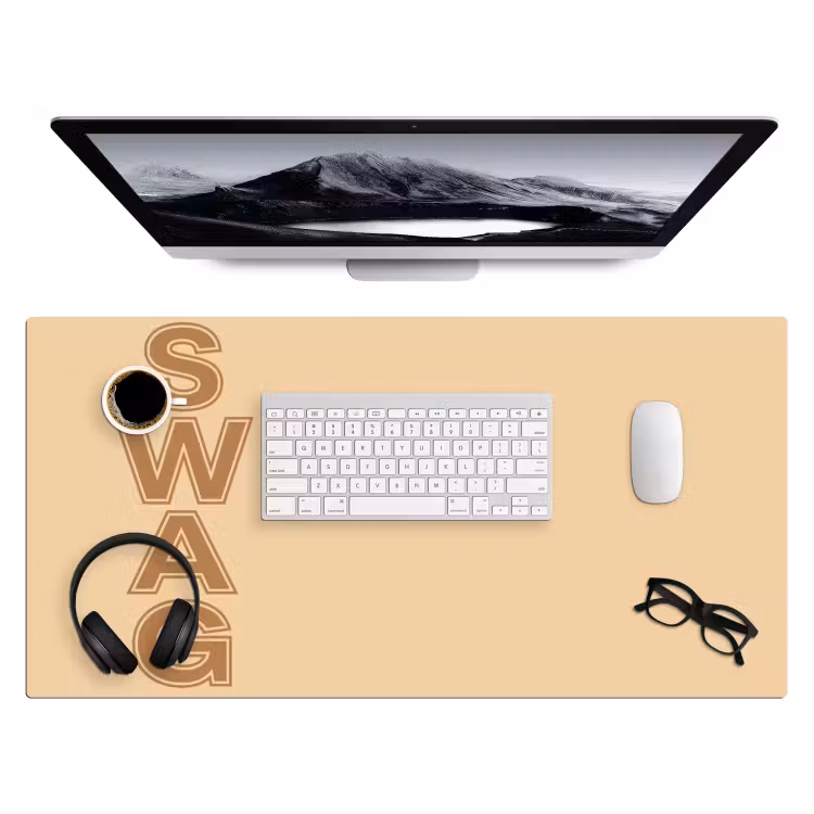 Bureau onderlegger - Swag - Bruin - Beige — 4