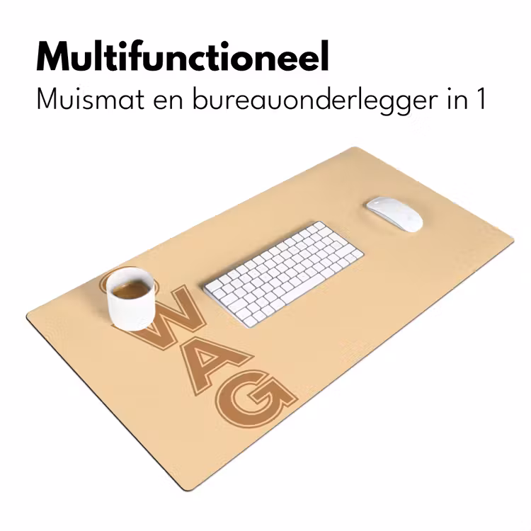 Bureau onderlegger - Swag - Bruin - Beige — 7